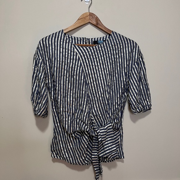 Eva Franco Anthropologie striped blouse - Picture 2 of 6